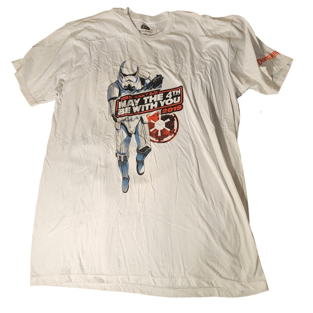 Star Wars Shirt Mens XL May The 4th‎ Be With You 2019 Disneyland Stormtrooper